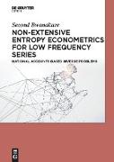 Non-Extensive Entropy Econometrics for Low Frequency Series