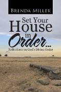 Set Your House in Order