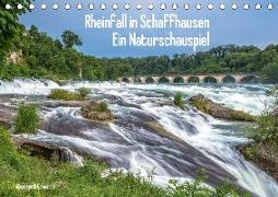 Rheinfall in Schaffhausen - Ein Naturschauspiel (Tischkalender 2018 DIN A5 quer)