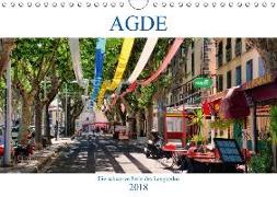 Agde - die schwarze Perle des Languedoc (Wandkalender 2018 DIN A4 quer)