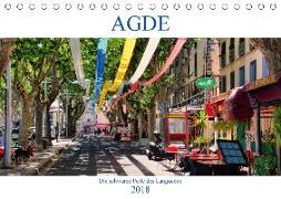 Agde - die schwarze Perle des Languedoc (Tischkalender 2018 DIN A5 quer)