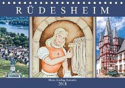 Rüdesheim - Rhein, Riesling, Romantik (Tischkalender 2018 DIN A5 quer)