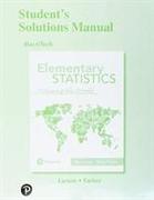 Student Solutions Manual for Elementary Statistics