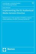 Implementing the EU Audiovisual Media Services Directive