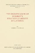 The Significance of Diderot's Essai sur le mA©rite et la vertu