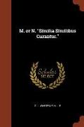 M. or N. Similia Similibus Curantur