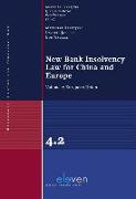 New Bank Insolvency Law for China and Europe