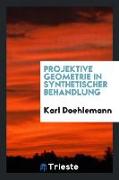 Projektive Geometrie in synthetischer Behandlung