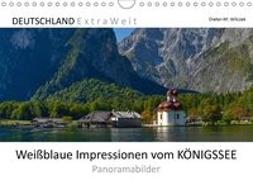 Weißblaue Impressionen vom KÖNIGSSEE Panoramabilder (Wandkalender 2018 DIN A4 quer)
