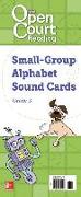 Open Court Reading Grade K Medium-Sized Alphabet Sound Cards