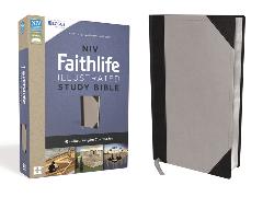 NIV, Faithlife Illustrated Study Bible, Imitation Leather, Gray/Black, Indexed: Biblical Insights You Can See