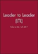 Leader to Leader (LTL), Volume 86, Fall 2017