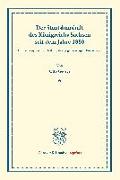 Der Staatshaushalt des Königreichs Sachsen seit dem Jahre 1880