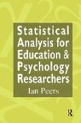 Statistical Analysis for Education and Psychology Researchers