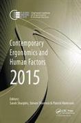 Contemporary Ergonomics and Human Factors 2015