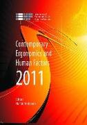 Contemporary Ergonomics and Human Factors 2011