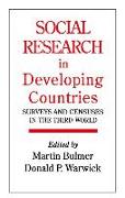 Social Research In Developing Countries