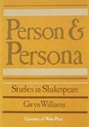 Person and Persona Studies in Shakespeare