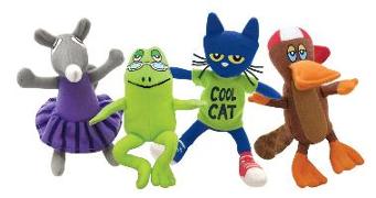 Pete the Cat & Friends Playset: 4 5" - 6.5" EA