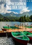 Impressionen aus der Tatra (Tischkalender 2018 DIN A5 hoch)