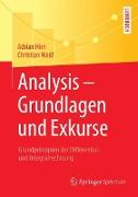 Analysis ¿ Grundlagen und Exkurse