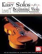 Easy Solos for Beginning Viola, Level 1