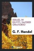 Israel in Egypt, sacred oratorio