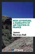 High adventure, a narrative of air fighting in France