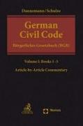 German Civil Code Volume I