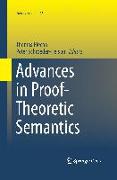 Advances in Proof-Theoretic Semantics