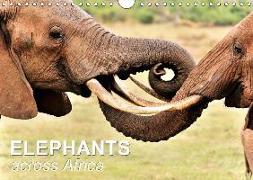 Elephants across Africa (Wall Calendar 2018 DIN A4 Landscape)