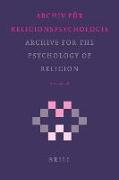 Archive for the Psychology of Religion / Archiv Für Religionspsychologie, Volume 28 (2006)