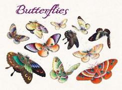 Butterflies Boxed Notecard Ass