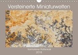 Versteinerte Miniaturwelten. Solnhofener Plattenkalk (Wandkalender 2018 DIN A4 quer)