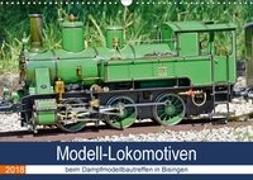 Modell-Lokomotiven beim Dampfmodellbautreffen in Bisingen (Wandkalender 2018 DIN A3 quer)