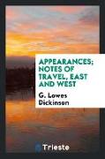 Appearances, Notes of travel, East and West
