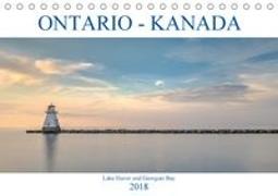 Ontario Kanada, Lake Huron und Georgian Bay (Tischkalender 2018 DIN A5 quer)