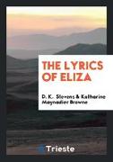 The Lyrics of Eliza