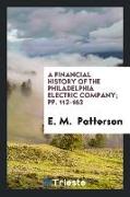 A Financial History of the Philadelphia Electric Company, Pp. 112-163