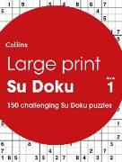 Large Print Su Doku book 1