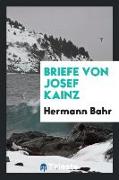 Briefe von Josef Kainz