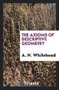 The Axioms of Descriptive Geometry