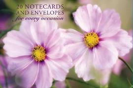 Card Box of 20 Notecards and Envelopes: Pink Cosmos: A Delightful Pack of High-Quality Flower Gift Cards and Decorative Envelopes