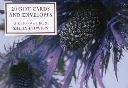 Tin Box of 20 Gift Cards and Envelopes: Simply Flowers: A Fabulous Collection of Flower Notecards and Envelopes