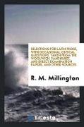 Selections for Latin Prose, with Occasional Critical Questions, Taken from the Woolwich, Sandhurst, and Direct Examination Papers, and Other Sources