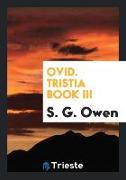 Ovid: Tristia Book III