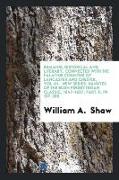 Remains, Historical and Literary, Connected with the Palatine Counties of Lancaster and Chester, Vol.41.- New Series, Minutes of the Burn Presbyterian