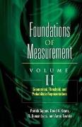 Foundations of Measurement Volume II