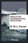 Essays on Mathematical Education