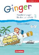 Ginger, Lehr- und Lernmaterial für den früh beginnenden Englischunterricht, Early Start Edition - Neubearbeitung, 3. Schuljahr, Handreichungen für den Unterricht, Mit Kopiervorlagen, 2 Audio-CDs und CD-ROM